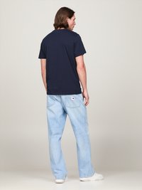Tommy Jeans SLIM DNA TEE 2 PACK  - T-shirt con stampa - black/dark night navy
