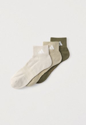 CUSHIONED ESSENTIALS ANKLE SOCKS UNISEX 6 PACK - Calcetines - olive strata/wonder cargo/wonder alumina