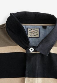 Next Polokošeľa - neutral brown black stripe