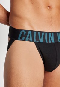 Calvin Klein Underwear JOCK STRAP INTENSE POWER 3 PACK - Briefs - white/mad grey/mediterrane