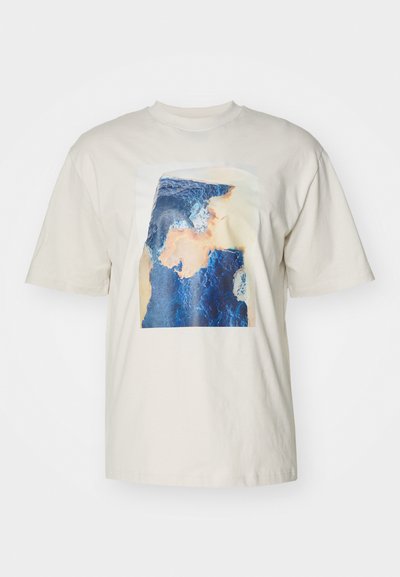 MSGM T-shirt print - ice grey