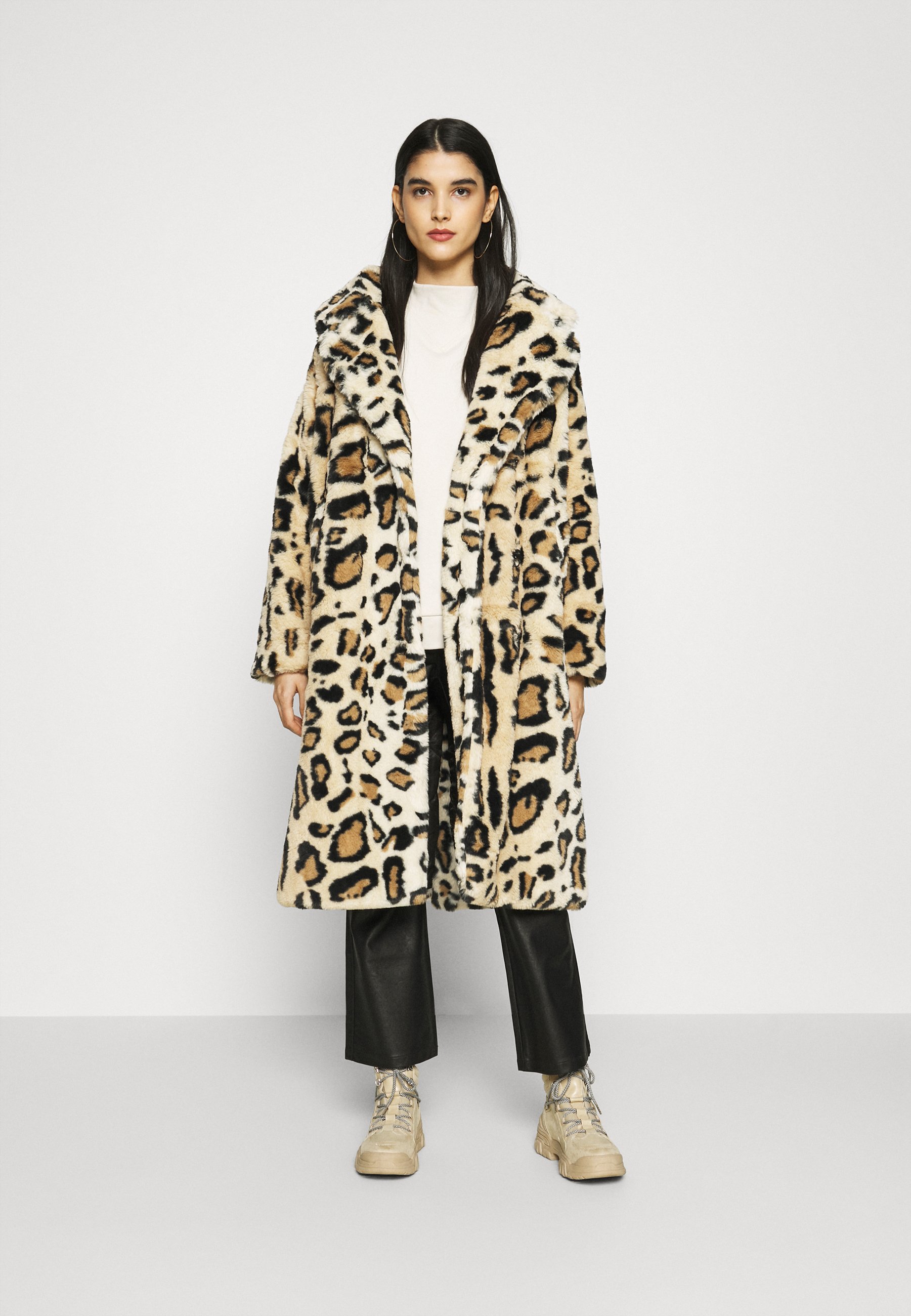 zalando faux fur coat