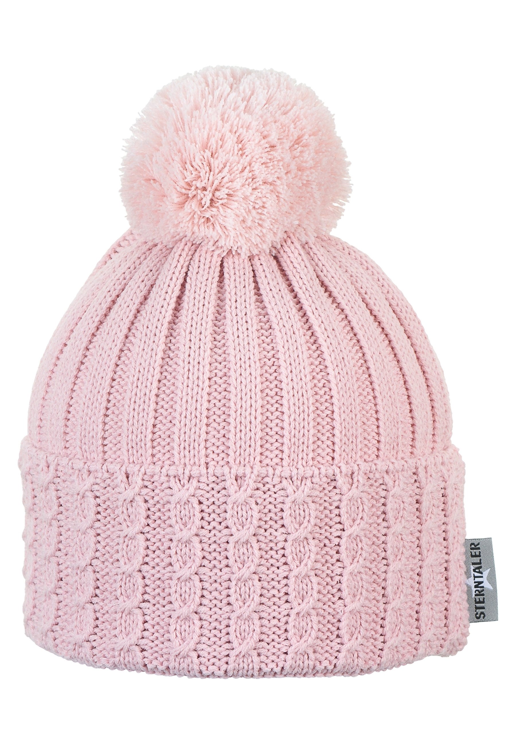 Sterntaler Kinder Strickmütze Mit Bommel - Rosa Für Mädchen & Jungen