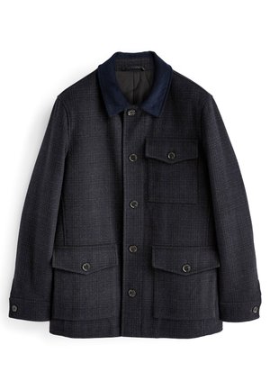 CHECK THREE POCKET . - Lühike jakk - navy blue