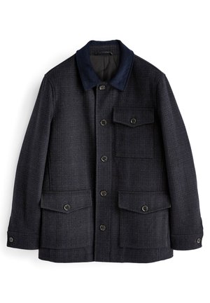 Next CHECK THREE POCKET . - Kurzmantel - navy blue