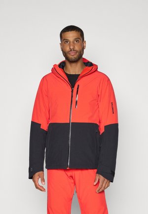 HIGHLAND JACKET - Lyžařská bunda - cherry tomato/deep black