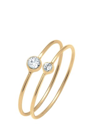 STACK - MIT KRISTALLEN VON SWAROVSKI® - Ring - gold-coloured
