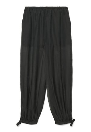 Calliope, PANTALONE LUNGO TINTA UNITA - Trousers - var ultrablack