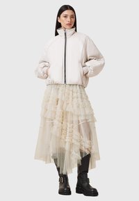 AllSaints JEN SKIRT - Falda acampanada - white