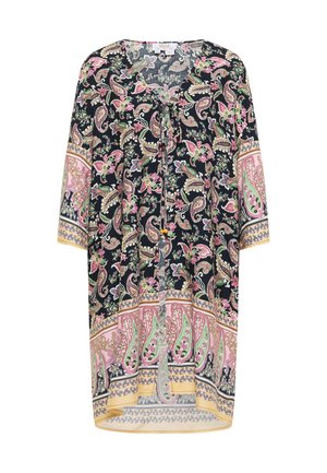 usha KIMONO - Tunika - marine mehrfarbig