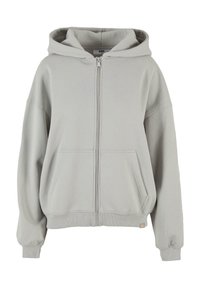 HOODY - Majica s kapuljačom i patentnim zatvaračem - grey washed