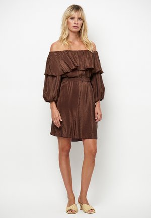 VOLANT MINI - Jurk - brown