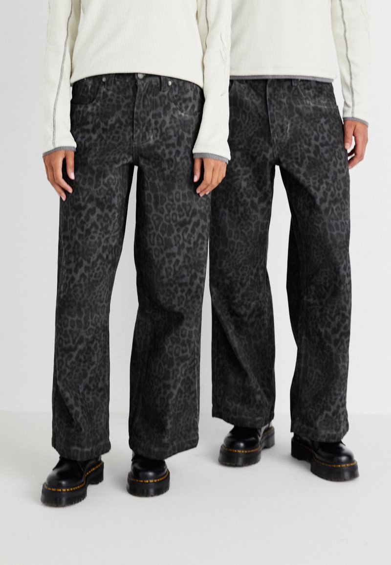 Jaded London OVERDYED UNISEX - Calças de ganga folgadas - grey