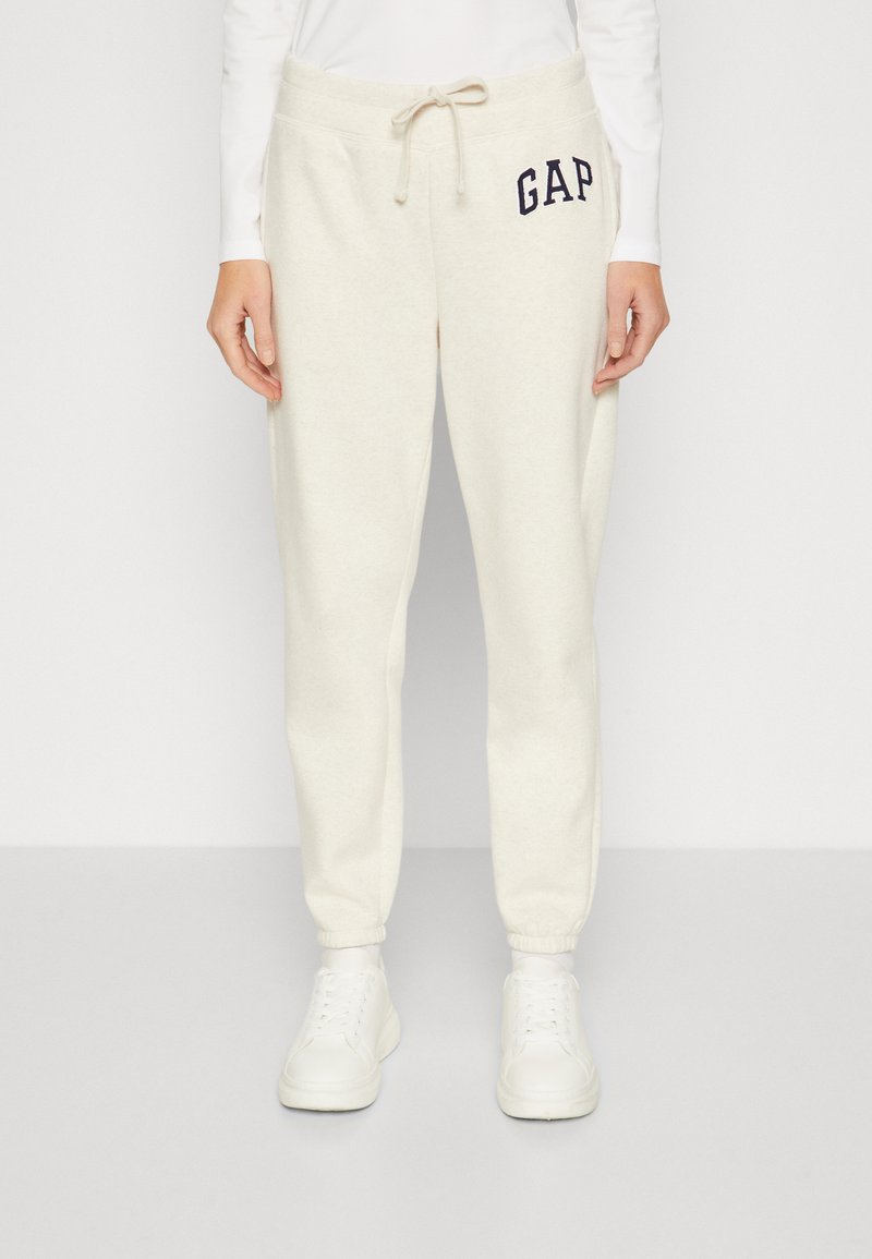GAP HERITAGE JOGGER - Treniņtērpa apakšdaļas - oatmeal heather