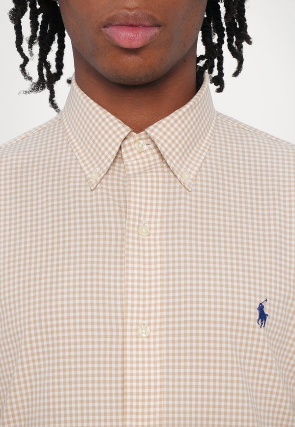 CUSTOM FIT GINGHAM STRETCH POPLIN SHIRT - Shirt3