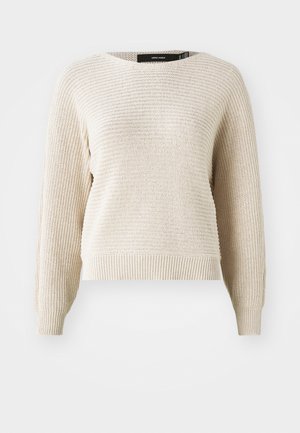 Vero Moda, Knitted VMLUX Knitted - Πουλόβερ - oatmeal melange