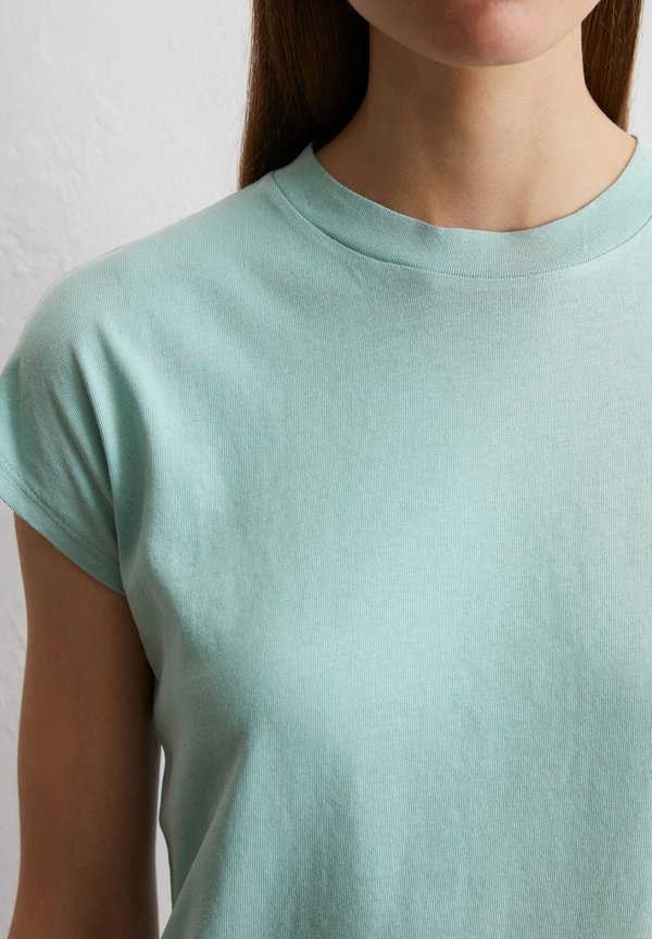 CUT-ON SLEEVE - Basic T-shirt - pure teal2