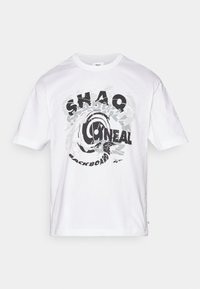 SHAQ SPIRAL TEE - Print T-shirt - white
