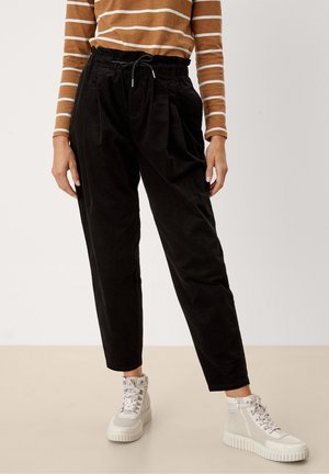 Stoffhose - black