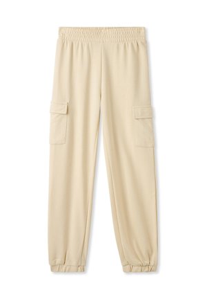 Pantaloni cargo - crema