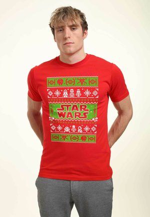 Star Wars STAR WARS: CLASSIC XMAS TIME UNISEX - T-shirt med print - red