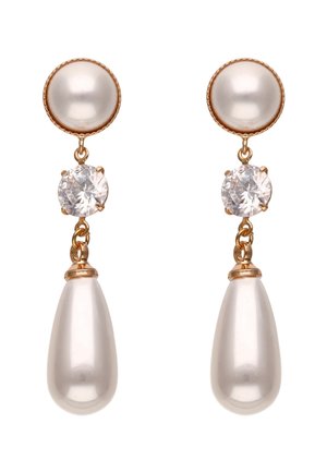 Boucles d'oreilles - gold white
