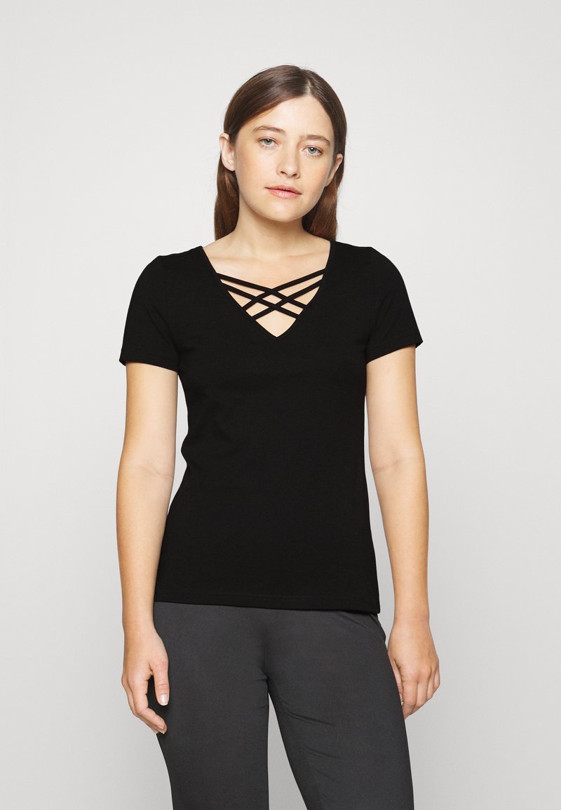 Anna Field Petite Tshirts basic black/sort Zalando.dk