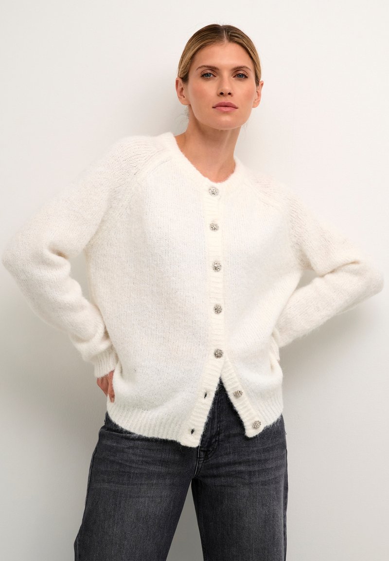 Chelsea Cardigan Snow White Melange main image 1