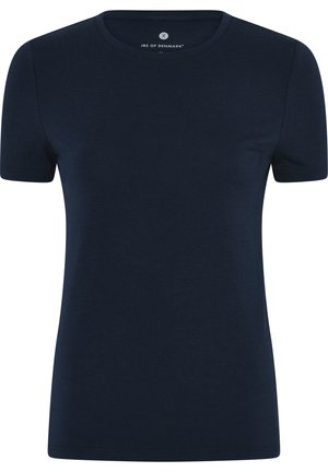 SHORT SLEEVE SLIM FIT  - Basic T-shirt - navy