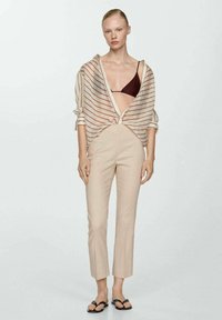 Mango Kalhoty - beige