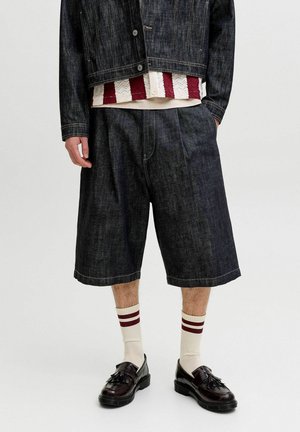 Jack & Jones BAGGY FIT - Kratke hlače iz džinsa - blue denim