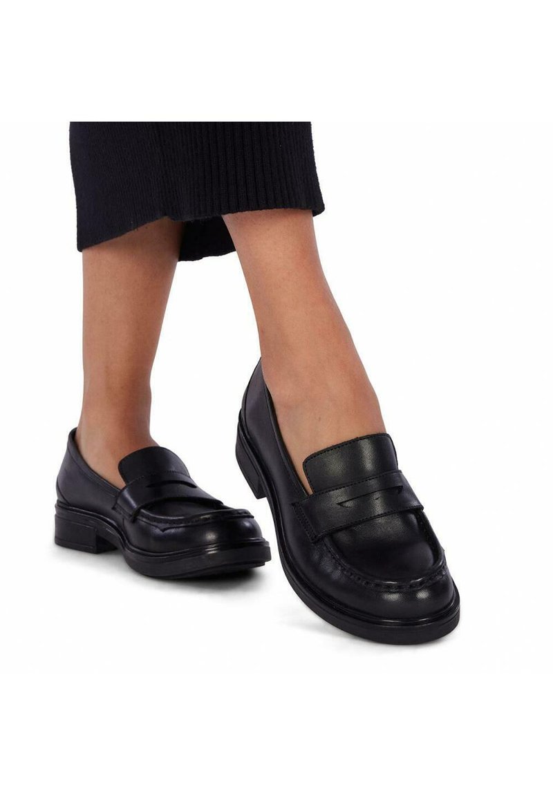 Mocasines Piel Mujer Castellanos Mujer Mocasines Mujer Piel Negro