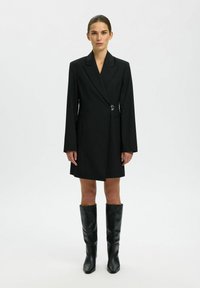 Selected Femme STRUCTURED - Hverdagskjole - black