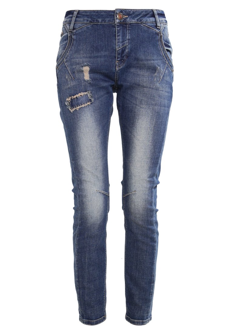MOS MOSH Relaxed fit jeans blauw denim/bluedenim