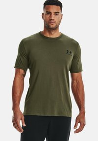 Under Armour - STYLE - Camiseta básica - marine od green Imagen en miniatura 1