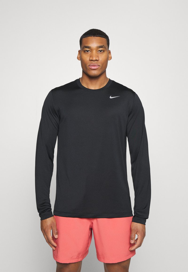 Nike Performance - TEE RESET - Langærmet T-shirt - black/matte silver, Forstør