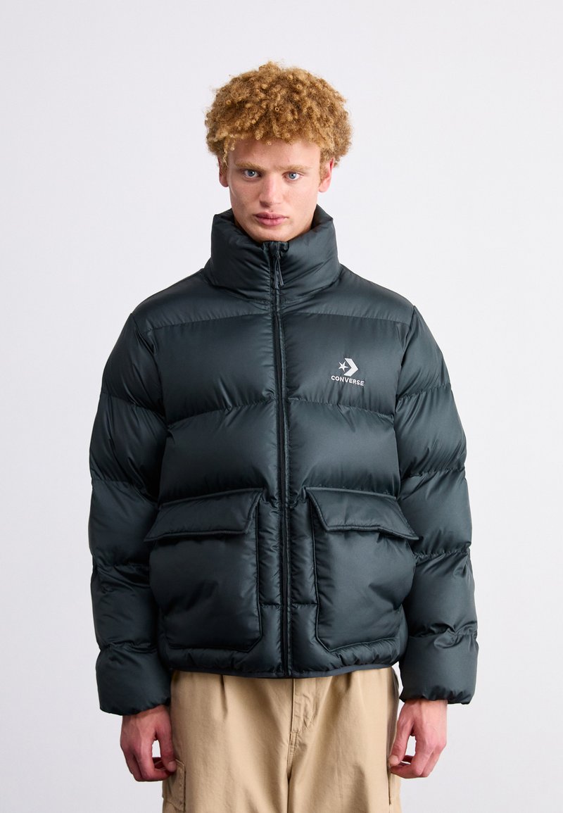 Converse POCKET PUFFER JACKET - Zimska jakna - black
