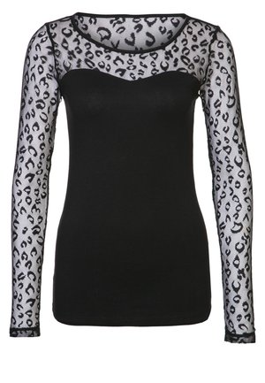 T-shirt à manches longues - black