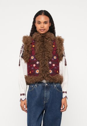 MAGYAR GILET - Vesta - burgundy