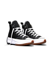 Converse RUN STAR HIKE - Sneaker high - black/white/gum