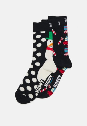Happy Socks HOLIDAY UNISEX 3 PACK - Strømper - navy