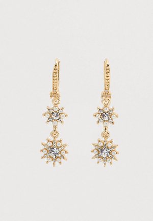 STAR DROP - Orecchini - gold-coloured/white