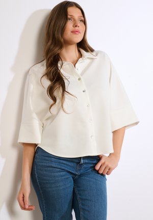 FLUID BUTTONED  - Bluza z gumbi - offwhite