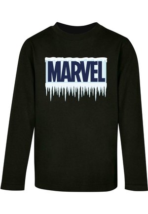 MARVEL - ICICLE LOGO - Long sleeved top - black