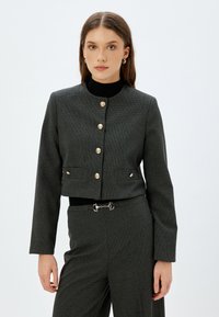 CROP  - Blazer - grey