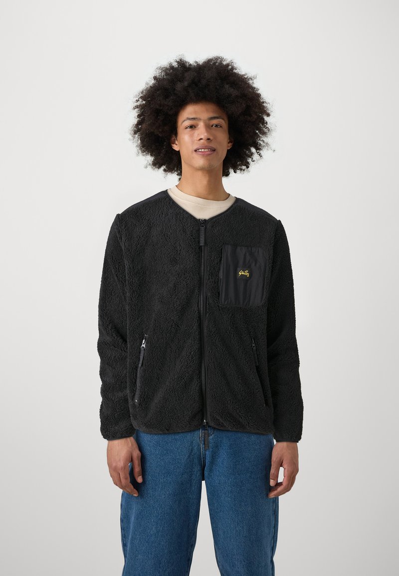 Stan Ray CARDIGAN UNISEX - Fleecejacka - black