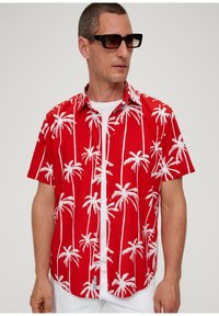 s.Oliver REGULAR - Overhemd - preiselbeere