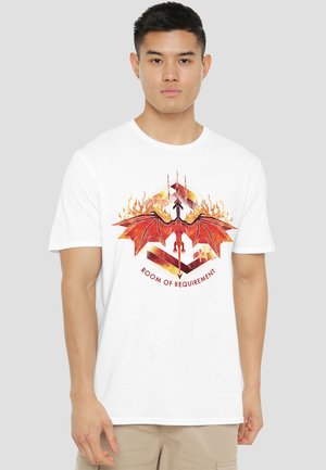 Cotton Soul, HARRY POTTER ROOM OF REQUIREMENT DRAGON - Print T-shirt - white