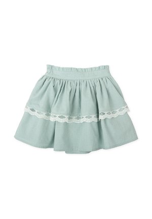 Falda acampanada - verde mar