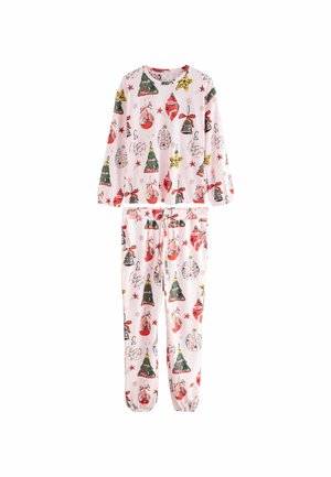 TALL FIT - COSY LONG SLEEVE SET - Set lenjerie de noapte - pink christmas bauble